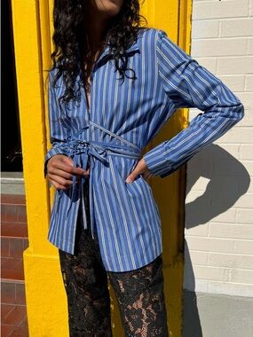 A Bronze Age Revel Top in Jonathan Stripe